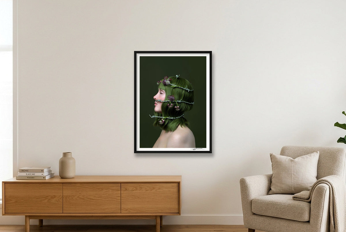 VICIOUS CIRCLE — 60×80cm, 24×31" Black Frame