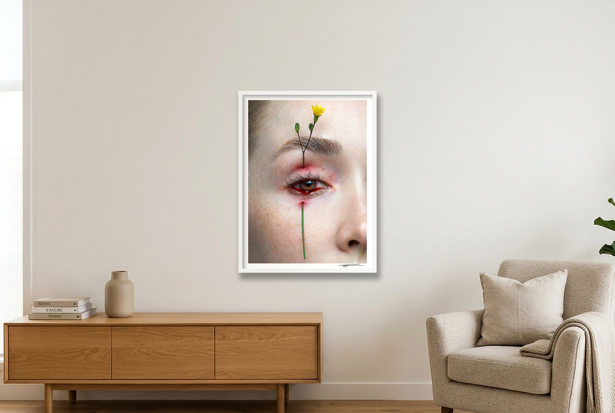 GROWING PAINS — 60×80cm, 24×31" White Frame