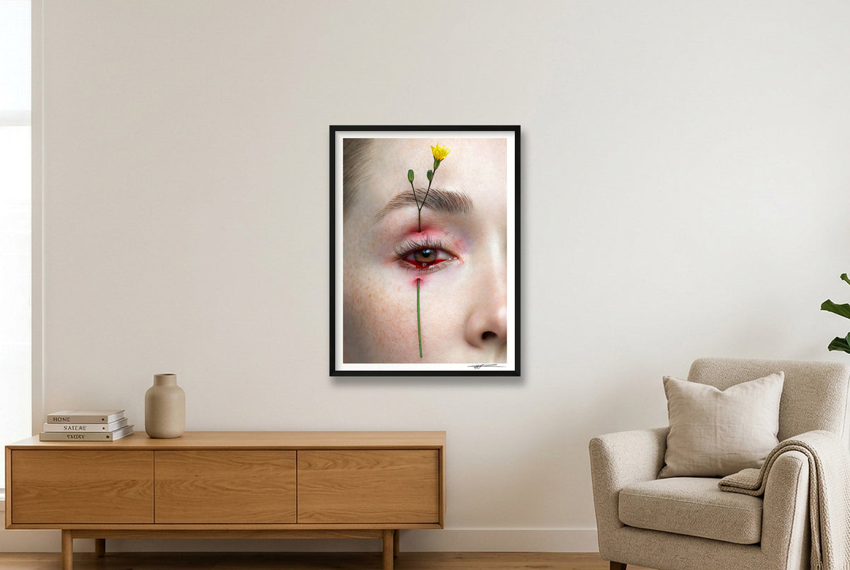 GROWING PAINS — 60×80cm, 24×31" Black Frame