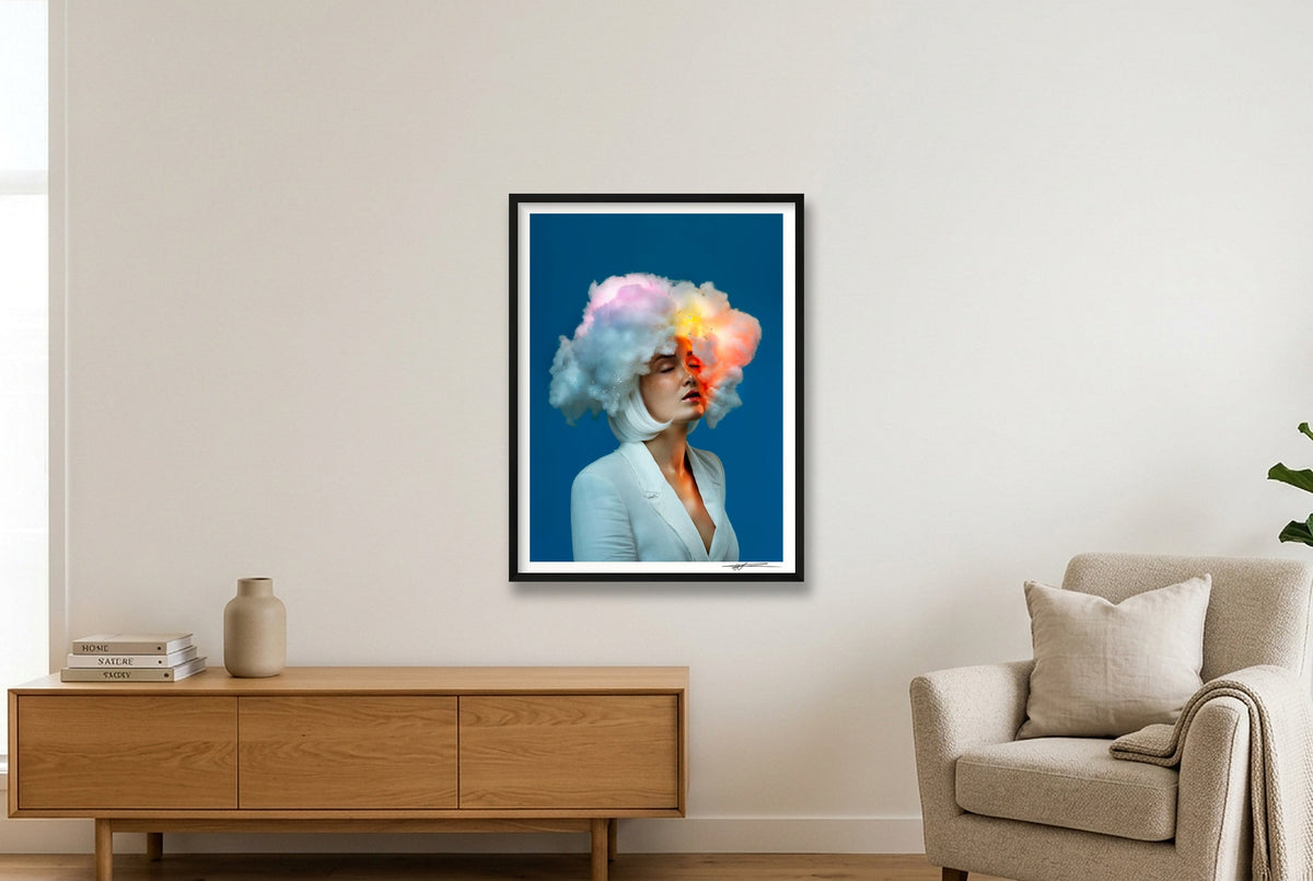 CLOUD 9 — 60×80cm, 24×31" Black Frame