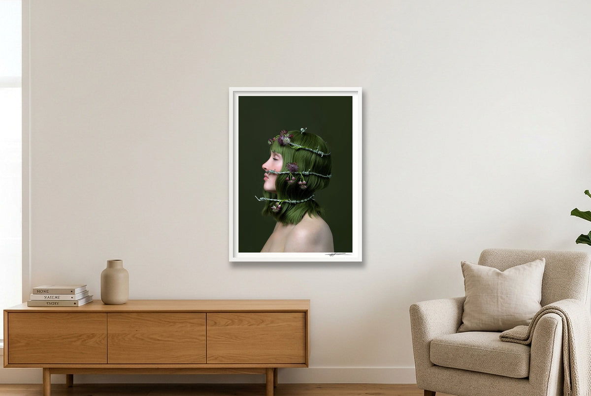 VICIOUS CIRCLE — 60×80cm, 24×31" White Frame